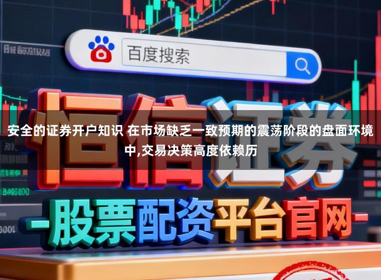 安全的证券开户知识 在市场缺乏一致预期的震荡阶段的盘面环境中，交易决策高度依赖历