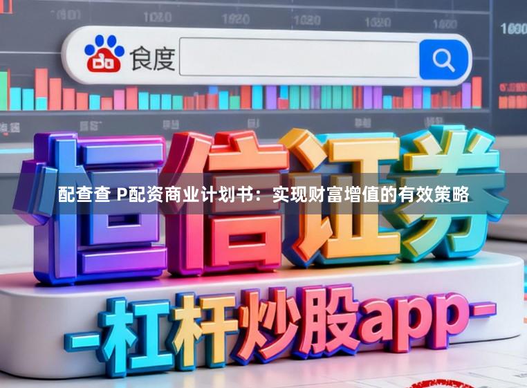 配查查 P配资商业计划书:实现财富增值的有效策略