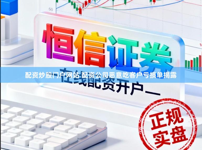 配资炒股门户网站 配资公司恶意吃客户亏损单揭露